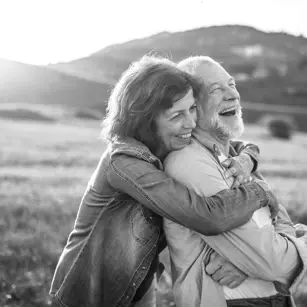 Laughing couple 